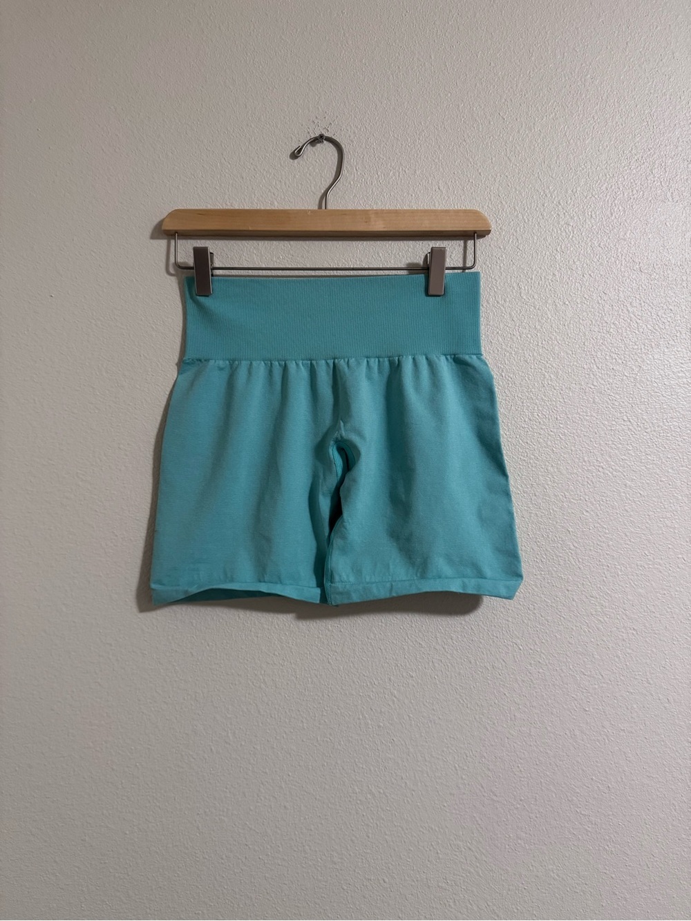 NVGTN High-Waist Aqua/Turquoise Women’s Shorts
